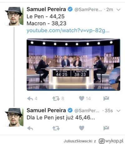 JuliuszSlowacki - @cybher2: Ty jesteś tak yntelygentny jak Pereira