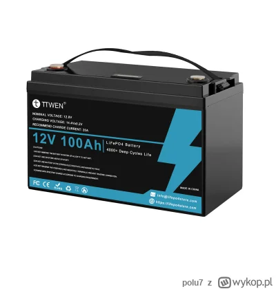 polu7 - Wysyłka z Europy.

[EU-CZ] TTWEN 12V 100Ah Lifepo4 Battery Pack w cenie 243.7...