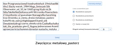 Visius - Melduję, że zwycięzcą mojego skromnego #rozdajo jest @metalowy_pasterz! Grat...