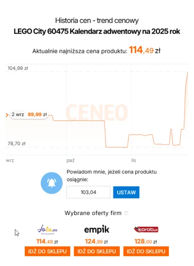 Kolarzino - stwierdziłem, że przy okazji kupowania na mikołaja kupię też na święta. G...