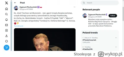 Stooleyqa - Dzisiaj się dowiedziałem, że istnieją wśród polskich prawaków tacy jedni,...