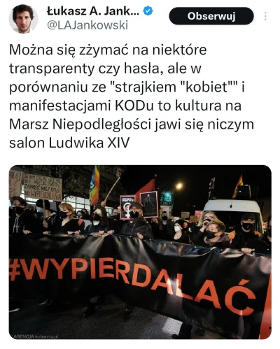 splinter96 - chłop nieironicznie porównuje marsz z okazji święta niepodległości do ma...