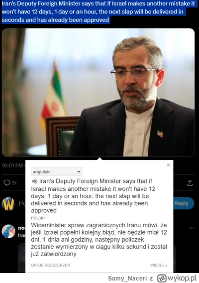 Samy_Naceri - #iran #izrael #wojna Czyli co, użyją atomu ?