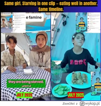 ZionOfel - Biedne głodne gazańskie zagłodzone dziecko...oh, wait! ( ͡° ͜ʖ ͡°)
#pales...