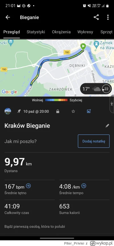 Piter_Privisi - 66 900,24 - 9,97 = 66 890,27

ITMBWieczorem na 10 km. Czuć jeszcze ma...