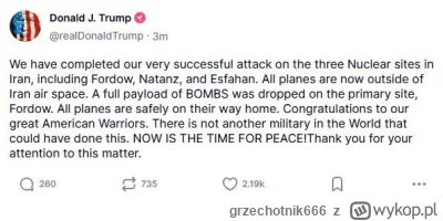 grzechotnik666 - Koniec zabawy.

#wojna #usa #izrael #iran #polityka