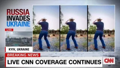 chaintime - @ciekawehistorie: Warto wspomnieć jak wyglądała relacja CNN pierwszego dn...