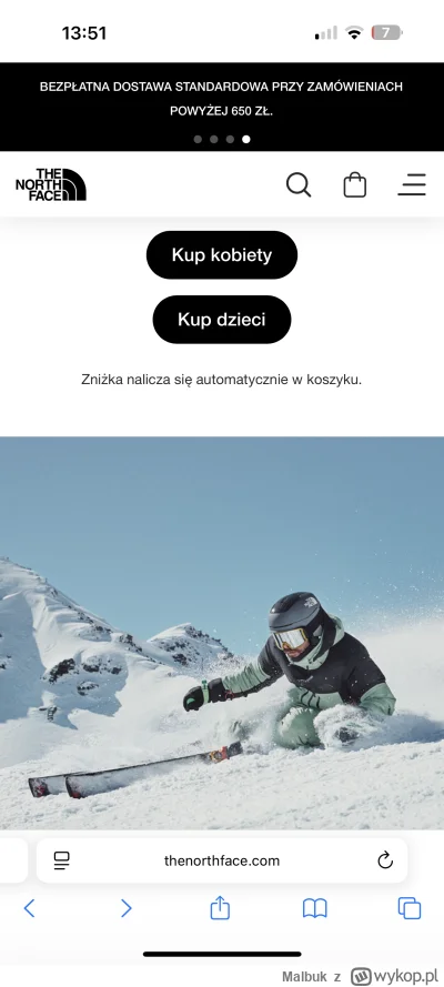 Malbuk - Ja chcę ktoś sobie kupić kobietę albo dziecko to na The North Face mają prze...
