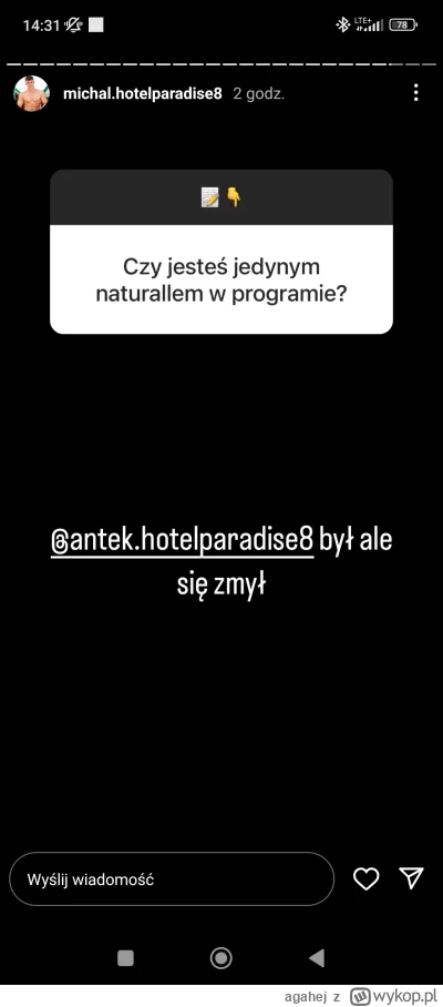 agahej - #hotelparadise serio Dzbantek jest natural? Nie znam się.