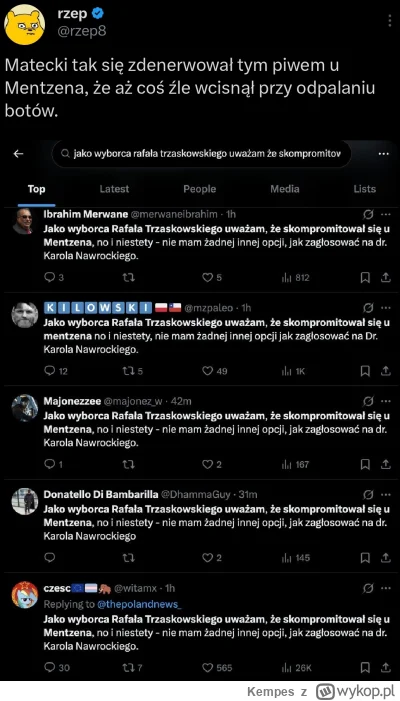 Kempes - #polityka #bekazpisu #heheszki #mentzen #wybory

Balonowego popier... ze zło...