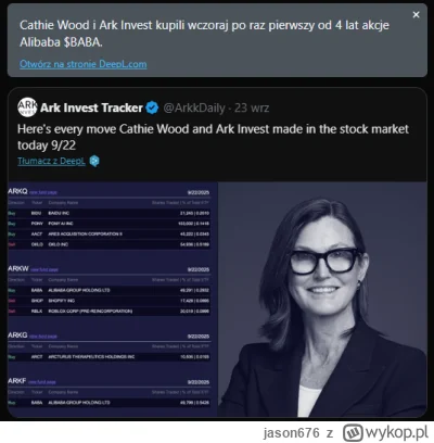 jason676 - #gielda #baba #alibaba będzie mocna pompa ze współpracy z Nvidia?