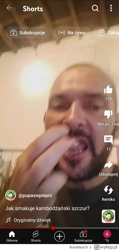 Knoblauch - #raportzpanstwasrodka 
Klapek to obrzydliwy brudas, ciągle obgryza te swo...