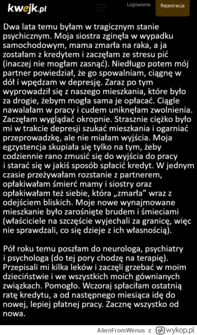 AlienFromWenus - Faceci: "baby nie posiadają empatii, jeśli masz gorszy stan psychicz...