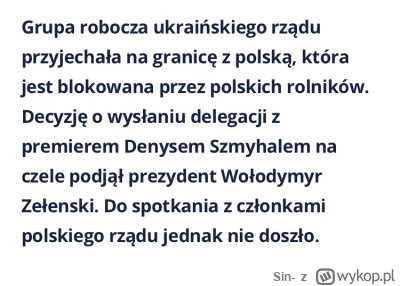 Sin- - #gownowpis #ukraina #wojna #polityka #polska

Nie wiem kto doradza Zełenskiemu...