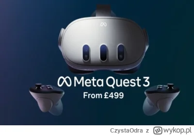 CzystaOdra - Tak wygląda Meta Quest 3. Cena ma startować od 499 dolarów, czyli 50$ mn...