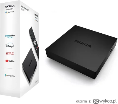 duxrm - Wysyłka z magazynu: PL
Nokia streaming box 8000
Cena z VAT: 266 zł
Link ---> ...