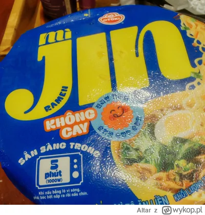 Altar - Chop sobie zje instant #ramen na kolację. Polecam tę markę. Ostre, średnie - ...