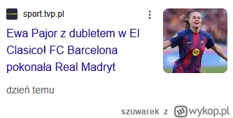 szuwarek - Bardzo się cieszę że nasza zawodniczka w tej lidze bryluje
ale może ktoś m...