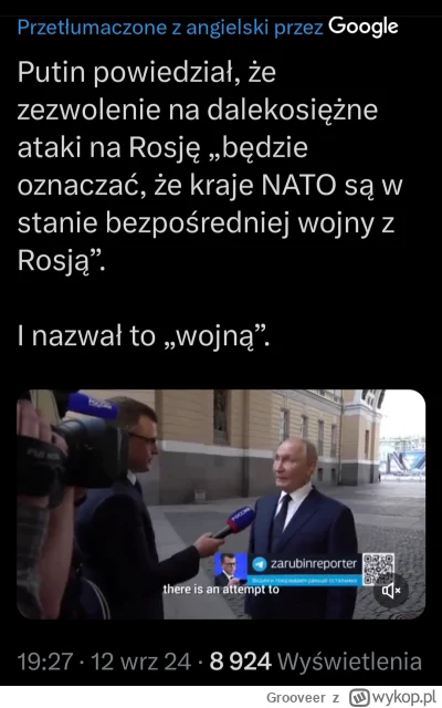 Grooveer - #ukraina #wojna #rosja #polityka #nato #usa