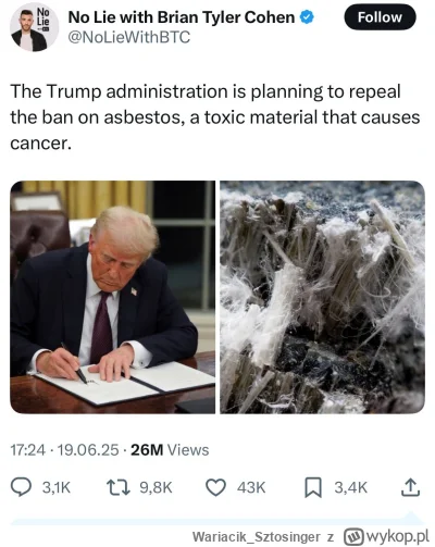 Wariacik_Sztosinger - Powrót azbestu to się nawet k0nfiarzom nie śnił XD Pomarańczowy...