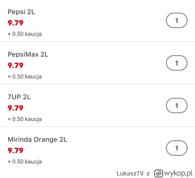 LukaszTV - Przed świętami Pepsi, Pepsi Max, Mirinda, 7up w butelkach 2l z kaucją wejd...