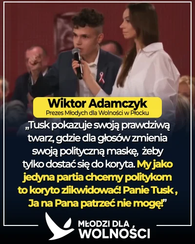 wiktor-witek-adamczyk - Witam wracam na arenę polityczną , tak to ja od Bidena i Tusk...