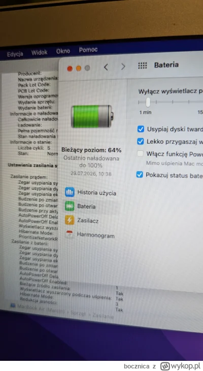 bocznica - #apple #macbookair2015 #greencell 

Wymieniłem dziś baterię w starym air ż...