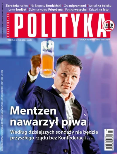 PanJawelPierwszy - #wybory #polityka #konfederacja
Okładka Polityki z przełomu czerca...