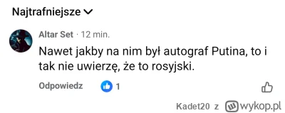 Kadet20 - Panowie i Panie, przeglądając dziś z rana socialmedia i sekcje komentarzy m...