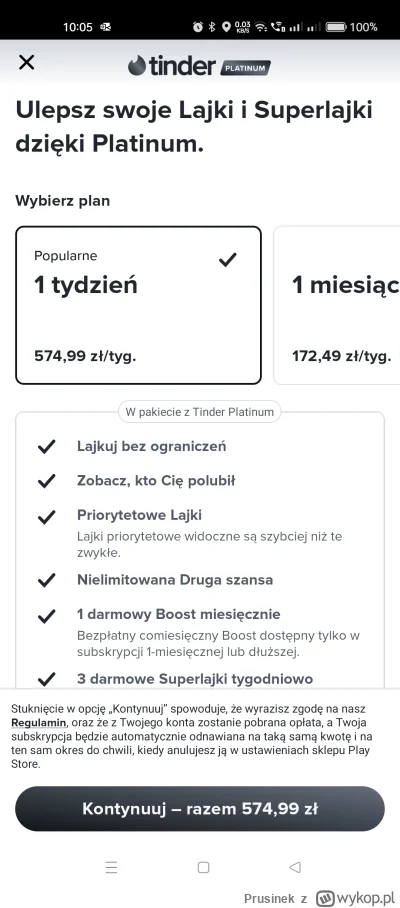 Prusinek - @Bunch: 689 na miesiąc to mało, patrz tutaj za TYDZIEŃ