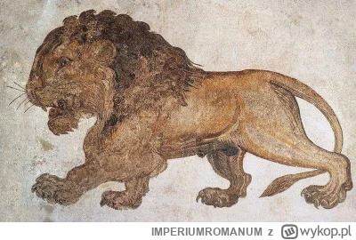 IMPERIUMROMANUM - Potężny lew na rzymskiej mozaice

Potężny lew na rzymskiej mozaice....