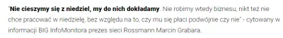 Adrian77 - >Nie cieszymy się z niedziel, my do nich dokładamy. Nie robimy wtedy bizne...