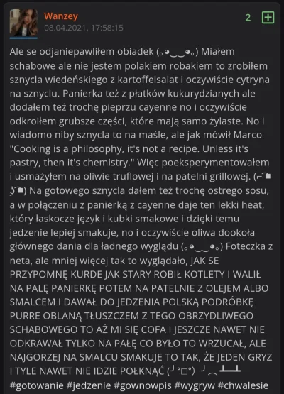 kolorowy_monochrom - Jak to jest, że teraz wszystko robi mamełe a kiedyś mistrz kuchn...