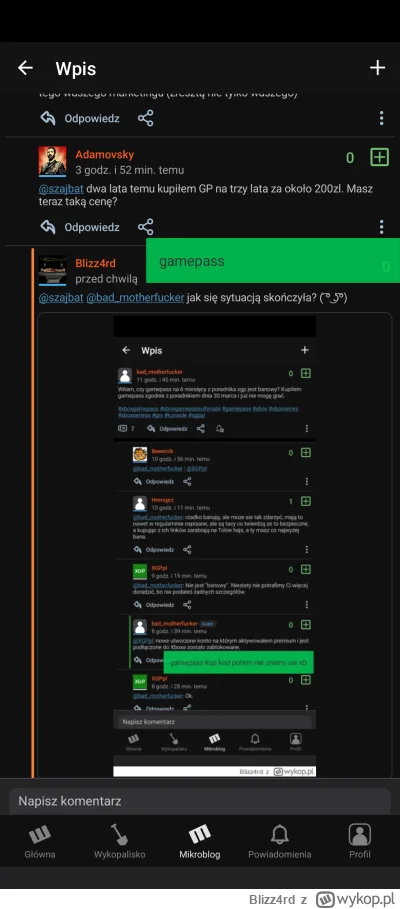 Blizz4rd - @bad_motherfucker pamiętamy ( ͡° ʖ̯ ͡°)

https://wykop.pl/wpis/81945369/wp...