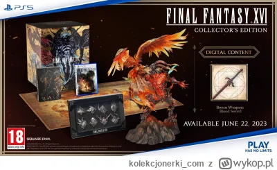 kolekcjonerkicom - Kolekcjonerska Edycja Final Fantasy XVI ponownie dostępna w sklepi...