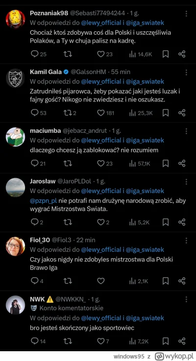 windows95 - @grajdowy jaki rakcontent w komentarzach xd