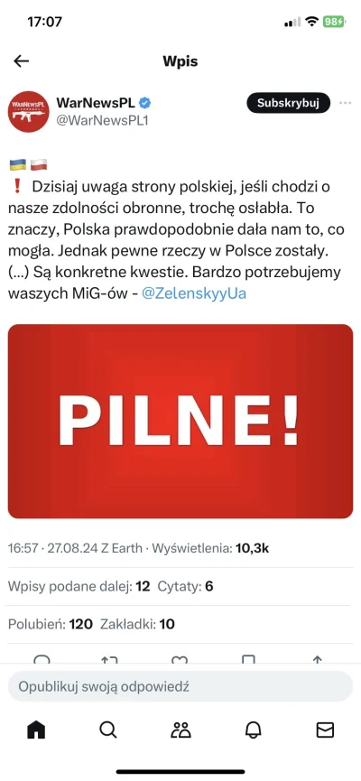 Lujdziarski - #ukraina Jestem za, skoro beda zabijać Rosjan, ale najpierw zgoda na ek...