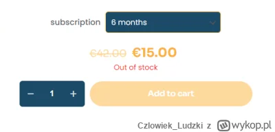 Czlowiek_Ludzki - @xBARTEXx: 6 miesięcy i mniej pokazuje "out of stock". Większość cz...