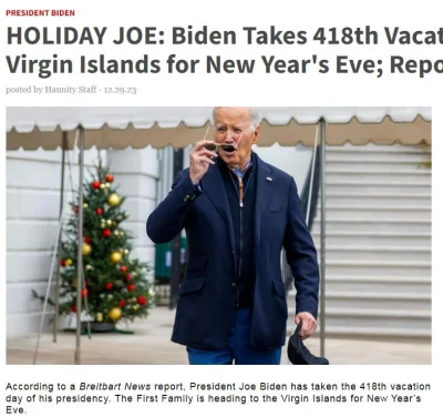 smooker - #usa #biden #wakacje 

Joe Biden spędził prawie 40% swojej prezydentury na ...