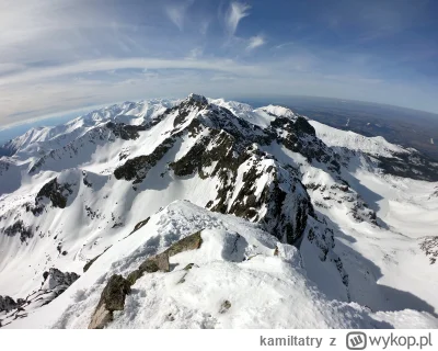kamiltatry - Widok z Koziego Wierchu (2291 m n.p.m.), niedziela 19 marca #tatry #gory...