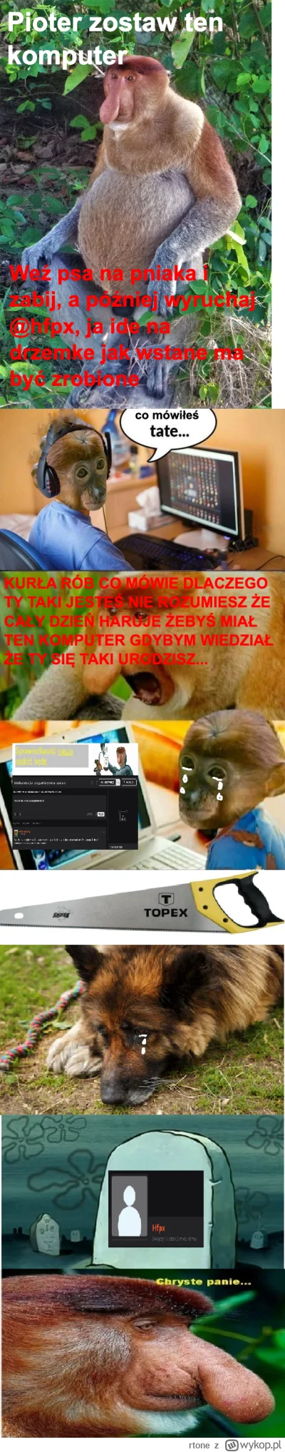 rtone - #konkursnanajbardziejgownianymemznosaczem