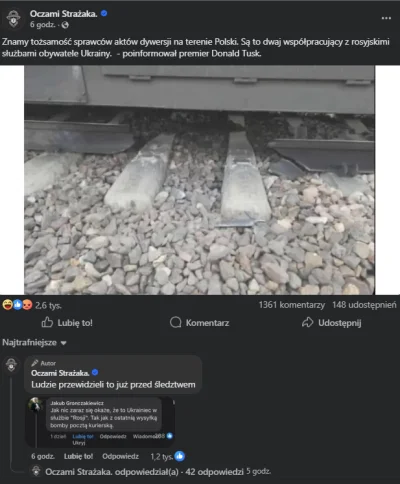 d4wid - Na FB widziałem post "Oczami Strażaka" (szczujnia mateckiego jak Sluzby w Akc...