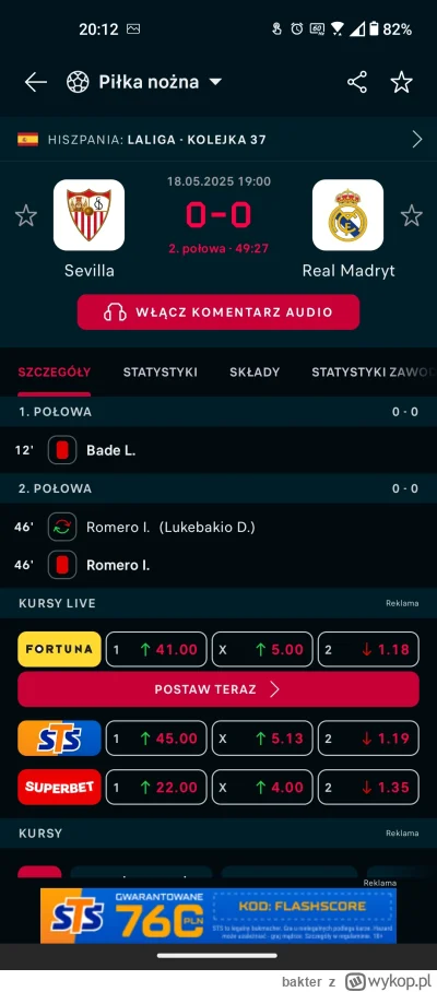 bakter - #mecz 

Szybko