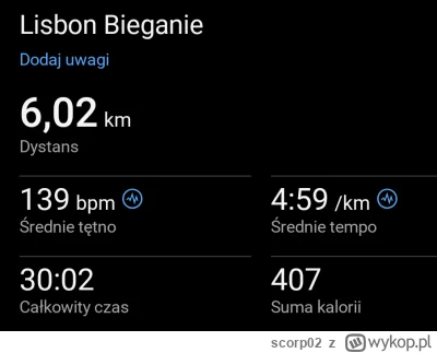 scorp02 - 7 892,29 - 6,02 = 7 886,27

Rozruch przed sobotnim maratonem. Ładnie tu

...