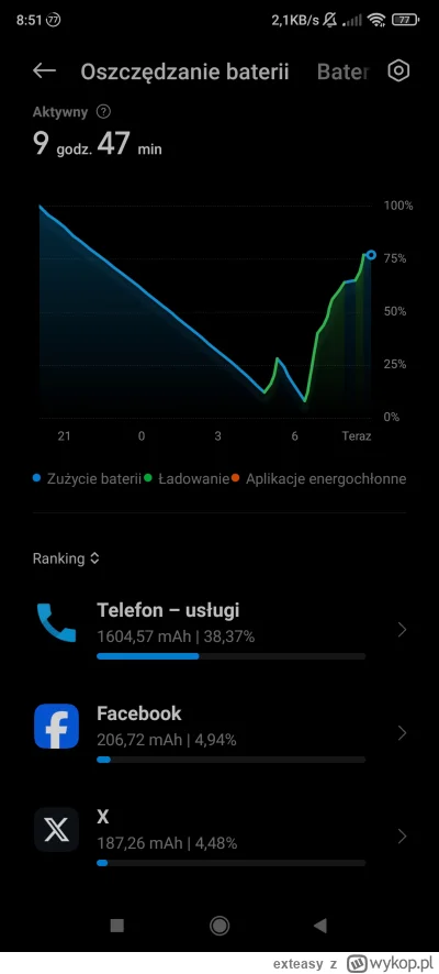 exteasy - Mirki mam problem. Wymieniłem już drugi raz baterie w telefonie (Xiaomi mi9...