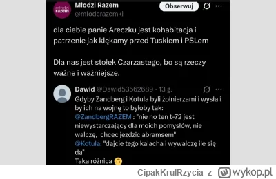 CipakKrulRzycia - #zwiazkipartnerskie #polska #bekazlewactwa
Beka z Lewicy Zandberga ...