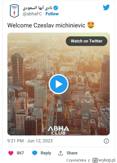CzystaOdra - Czesław Michniewicz trenerem Abha FC! W tym sezonie Abha zajęła 12 miejs...