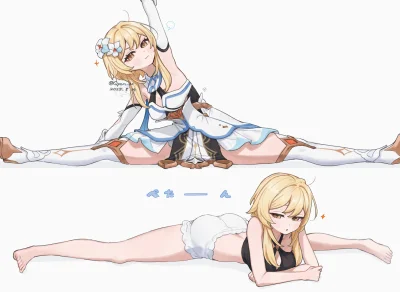 zabolek - #randomanimeshit #genshinimpact #lumine #anime