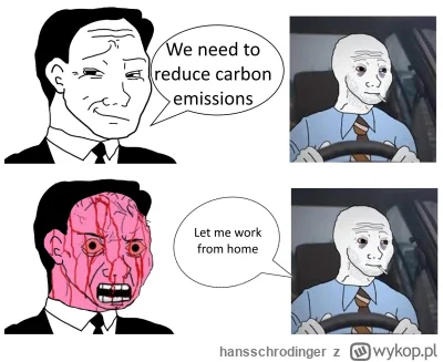 hansschrodinger - Ale praca zdalna ratuje klimat - szach mat panie CEO ( ͡° ͜ʖ ͡°)

M...