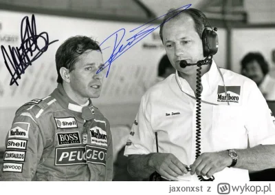 jaxonxst - Martin Brundle (64, z lewej) i Ron Dennis (76) obchodzą dzisiaj swoje urod...